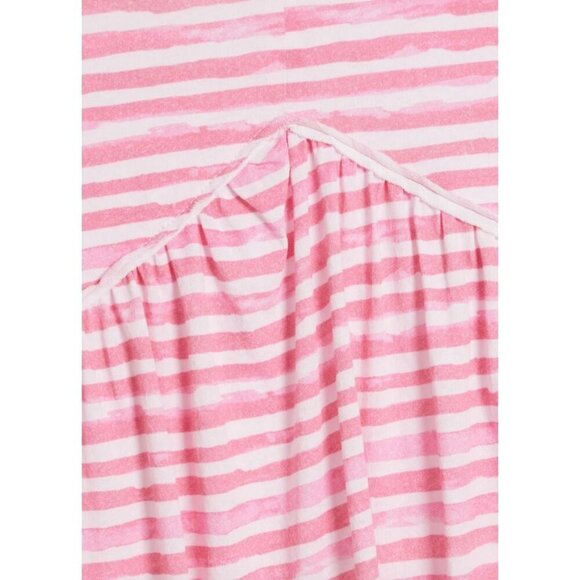 ATM Jersey Stripe Sleeveless Mini Dress French Rose - Picture 2 of 7